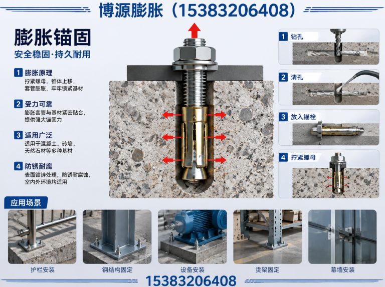 成安县不锈钢膨胀螺栓展示图